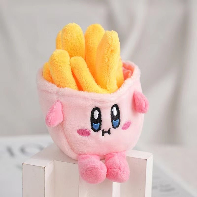 Plush Food Toys Keychains - Pizza, Burger, Fries, and Toast Designs for Fun Children's Gifts - Keychains - Scribble Snacks