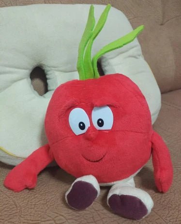 Plush Fruit and Vegetable Toys - Soft Plush Toys - Scribble Snacks