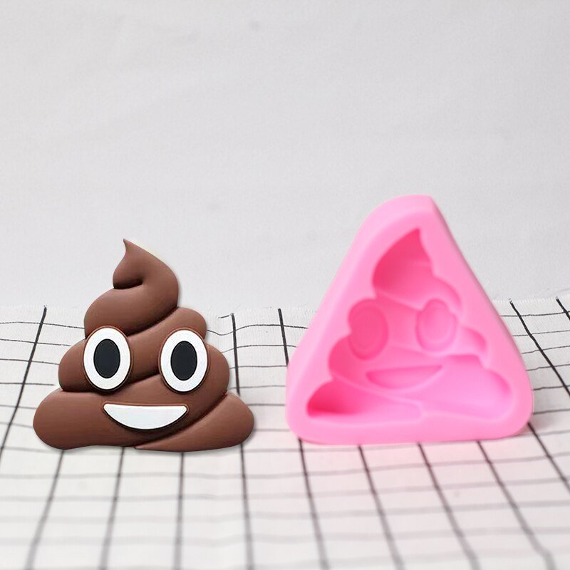 Poo Shape Silicone Candy and Cupcake Baking Moulds - Ice Cube Trays - Scribble Snacks