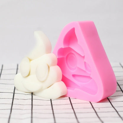 Poo Shape Silicone Candy and Cupcake Baking Moulds - Ice Cube Trays - Scribble Snacks