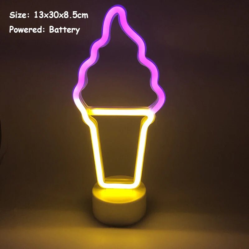 Popsicle Neon Night Light - Lamp / Lighting - Scribble Snacks