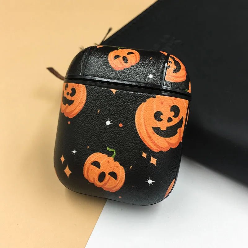Pumpkin Leather AirPods 1/2/Pro Case - Airpods Cases - Scribble Snacks