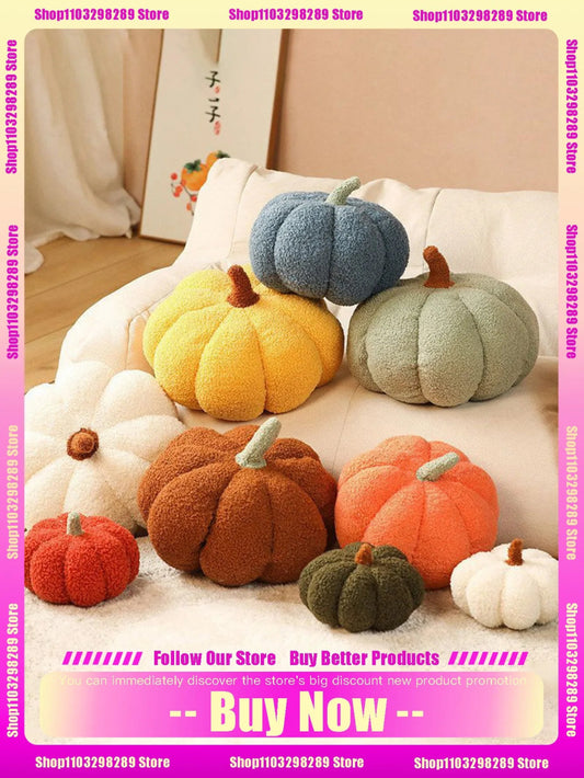 Pumpkin Plush Sofa Cushion - Soft Plush Toys - Scribble Snacks