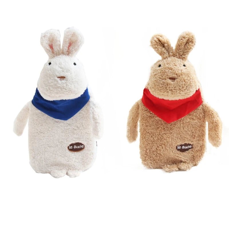 Rabbit Plush Hot Water Bottle - Hand Warmers & Hot Water Bottles - Scribble Snacks