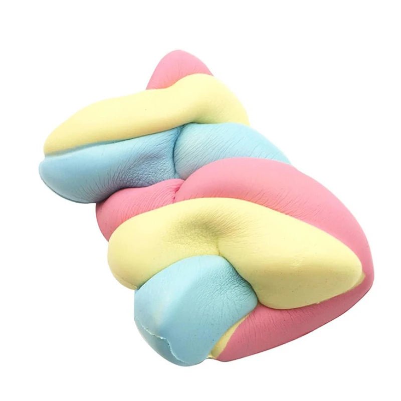 Rainbow Candy Cake Squishy Toy - Soft Plush Toys - Scribble Snacks