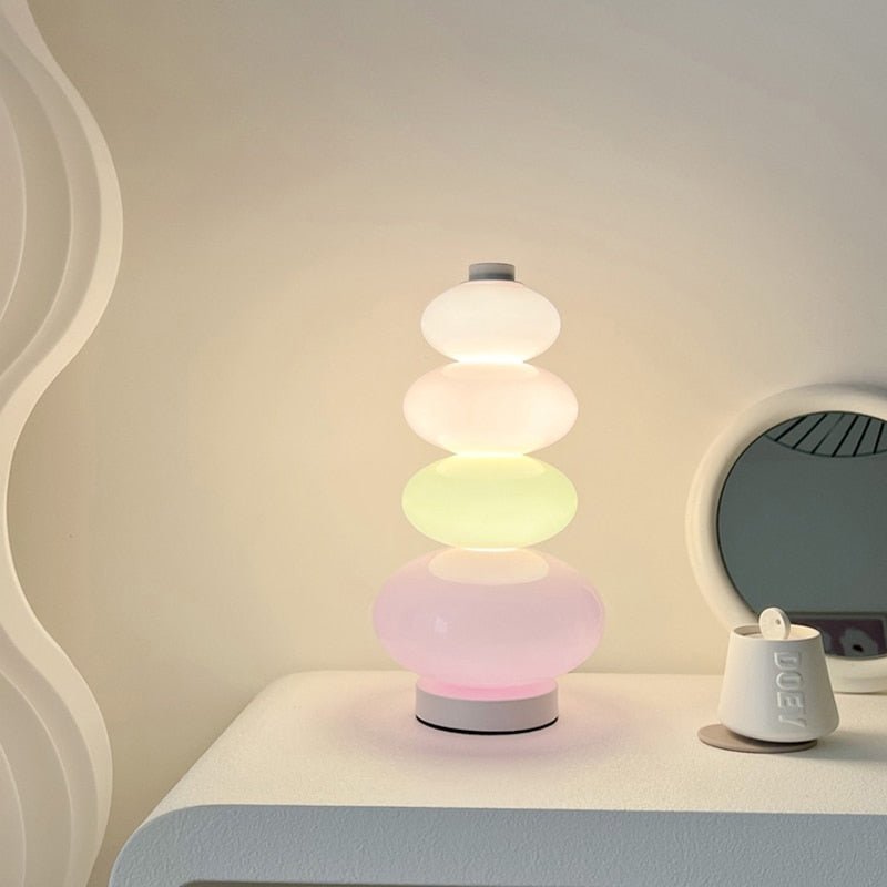 Rainbow Macaron Candy String Floor Lamp - Lamp / Lighting - Scribble Snacks