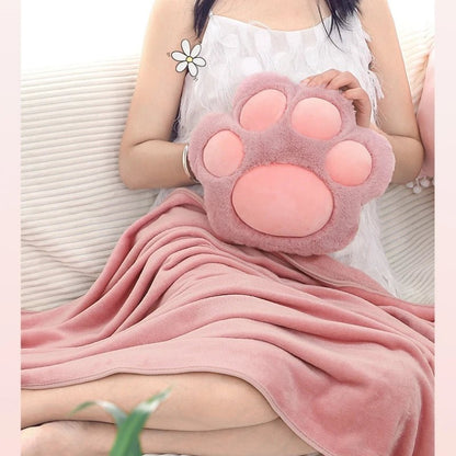 Rechargeable Cat Paw Hand Warmer Bag - Hand Warmers & Hot Water Bottles - Scribble Snacks