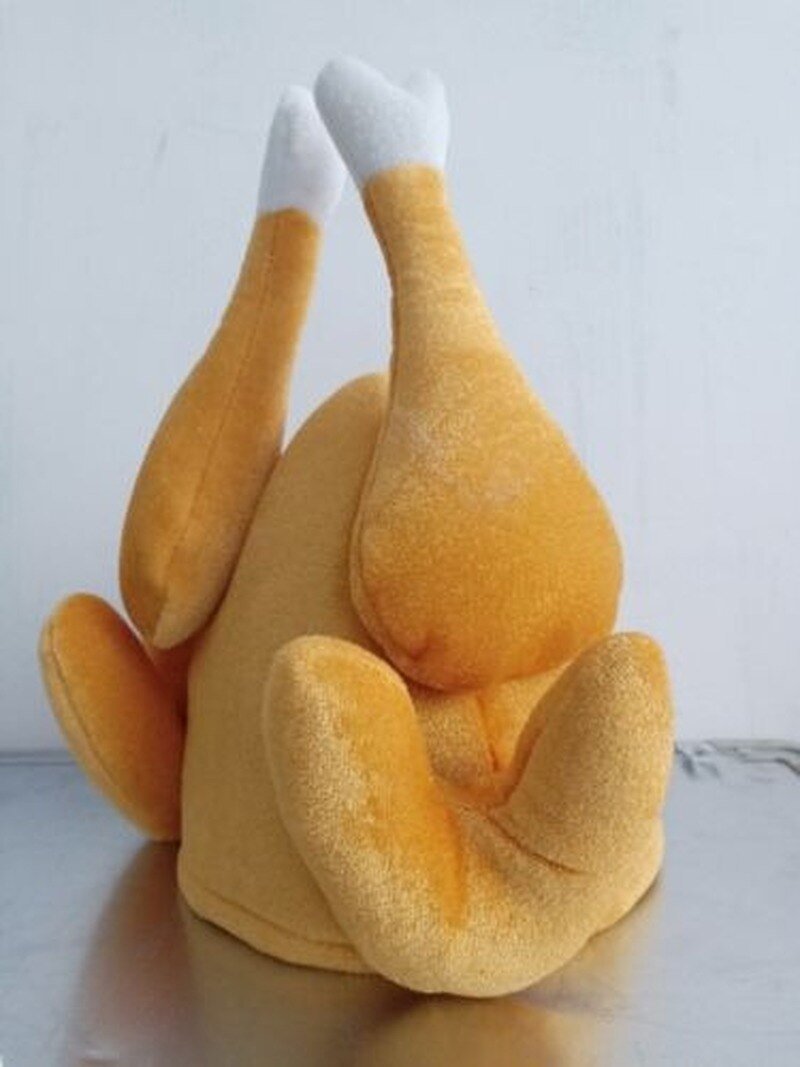 Roasted Turkey Plush Party Hat for Adults - Other Clothing - Scribble Snacks