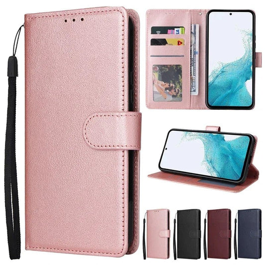 Samsung Galaxy Leather Wallet Case A04s/A12/A13 - Android Cases - Scribble Snacks