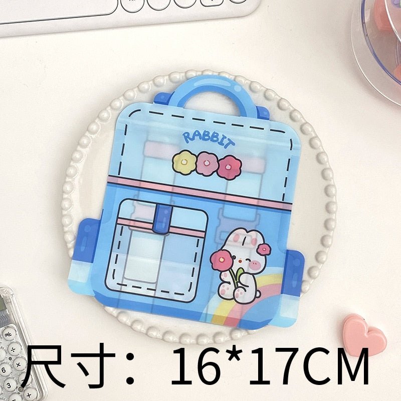 School Bags Shaped Cookie Candy Bags / Party Favors - Plastic Gift Pouch for Kids' Parties - Storage Boxes - Scribble Snacks