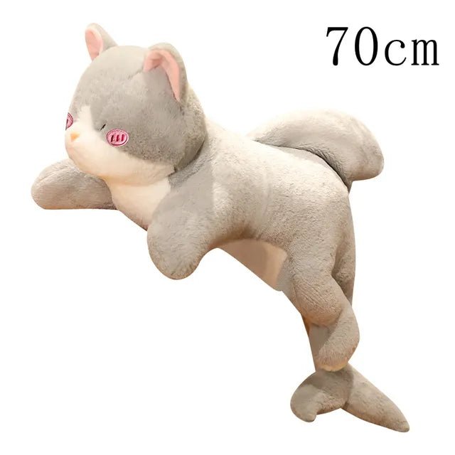 Shark Cat Transform Plush Pillow - Soft Plush Toys - Scribble Snacks