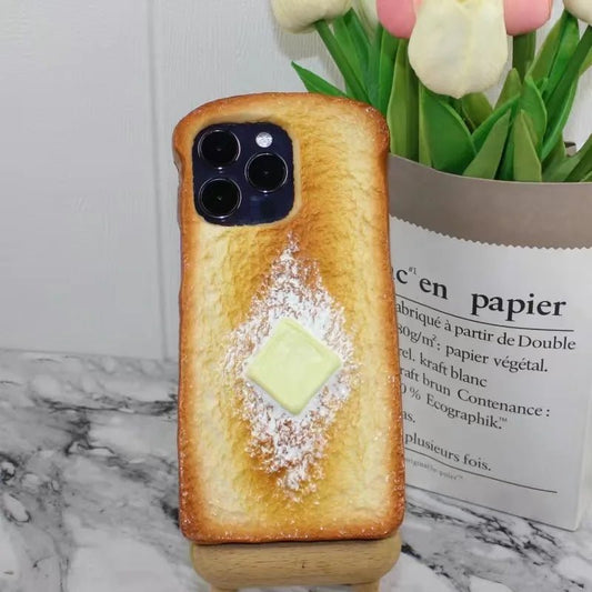Toast and fried egg iPhone case