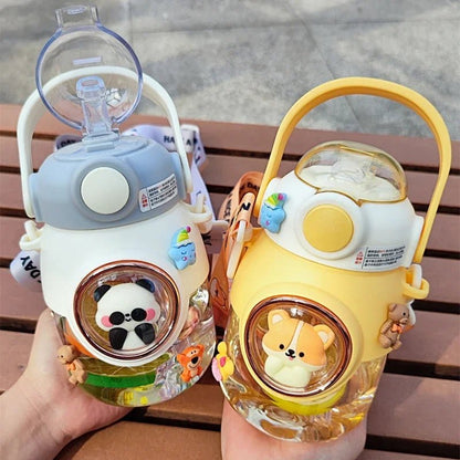 Space Capsule Kids' Straw Bottle - Water Bottles - Scribble Snacks