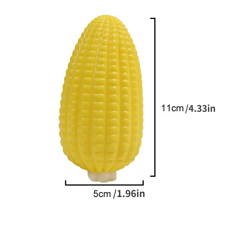 Squeezable Corn Stress Relief Toy - Soft Plush Toys - Scribble Snacks