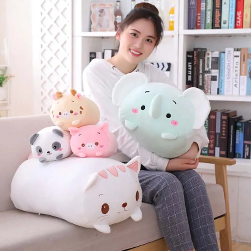 Squishy Animal Plush Pillow - Soft Plush Toys - Scribble Snacks