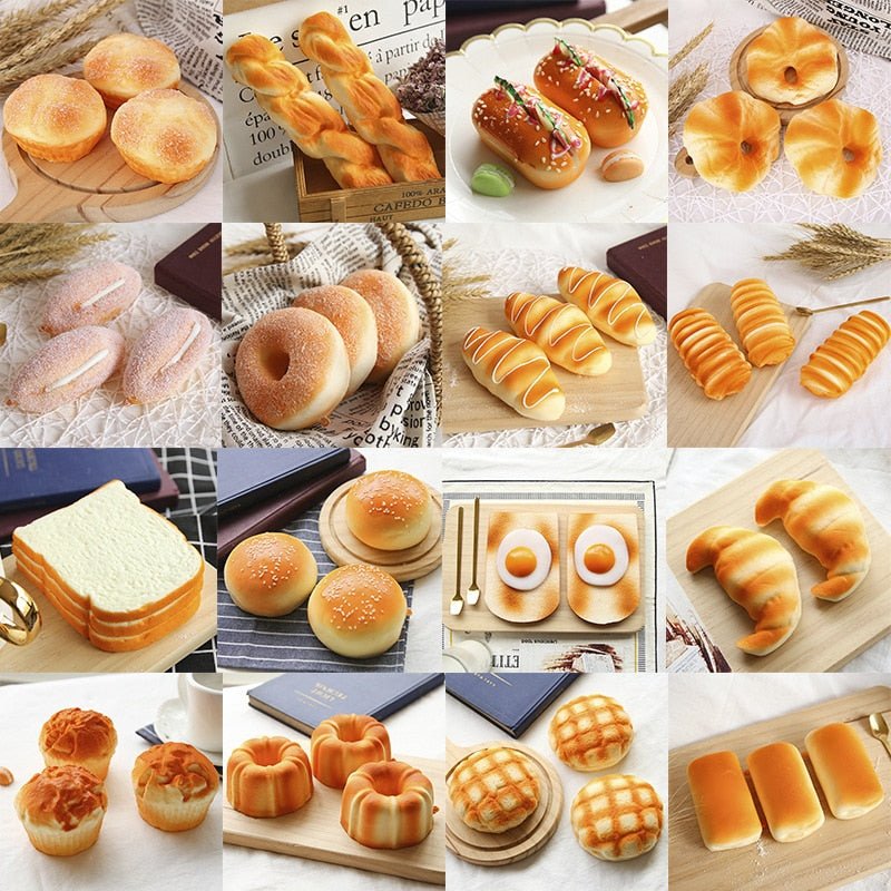 Squishy Bread Plushie - Soft Plush Toys - Scribble Snacks