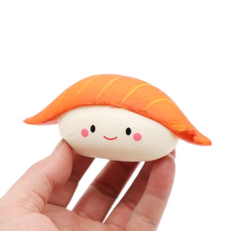 Squishy Square Sushi Stress Toy - Soft Plush Toys - Scribble Snacks