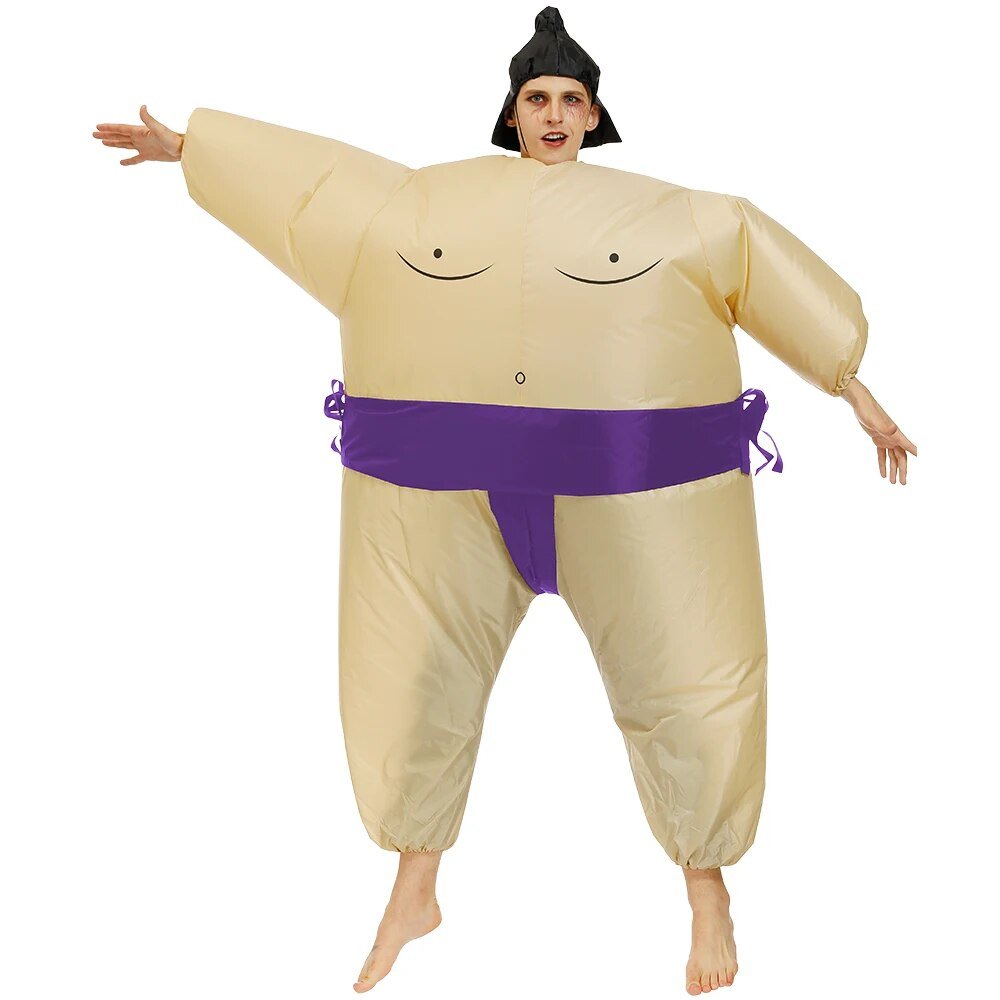 Sumo Fighter Inflatable Costume Set - Inflatable Costume - Scribble Snacks