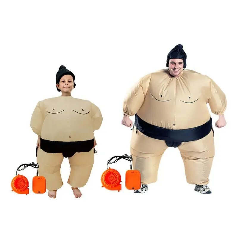 Sumo Showdown Inflatable Kids Costume - Inflatable Costume - Scribble Snacks