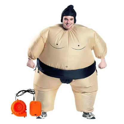 Sumo Showdown Inflatable Kids Costume - Inflatable Costume - Scribble Snacks