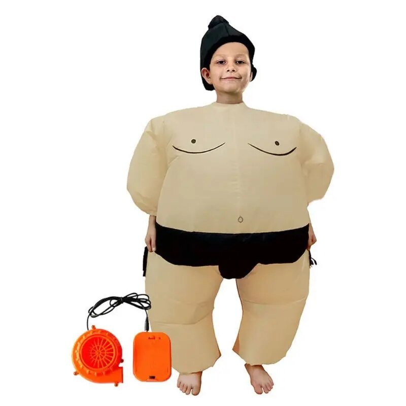 Sumo Showdown Inflatable Kids Costume - Inflatable Costume - Scribble Snacks