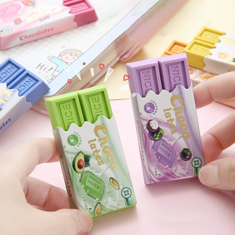 Sweet Treat Chocolate Bar Eraser - Erasers - Scribble Snacks