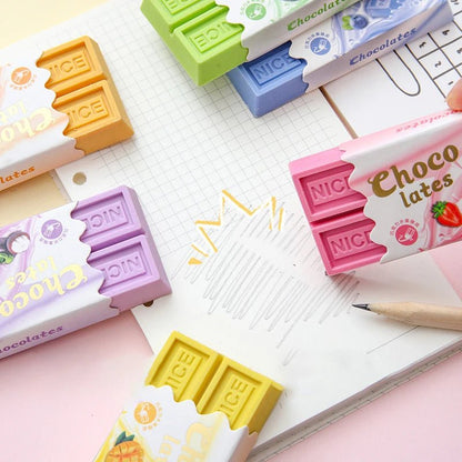 Sweet Treat Chocolate Bar Eraser - Erasers - Scribble Snacks