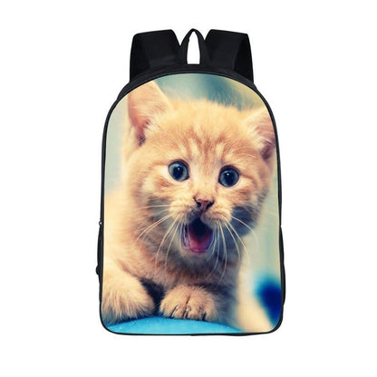 Taco Cat Novelty Animal Print Backpack - Bags & Backpacks - Scribble Snacks