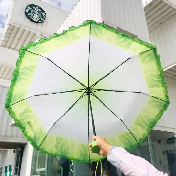 The Cabbage Umbrella - All Weather - Umbrella - Scribble Snacks