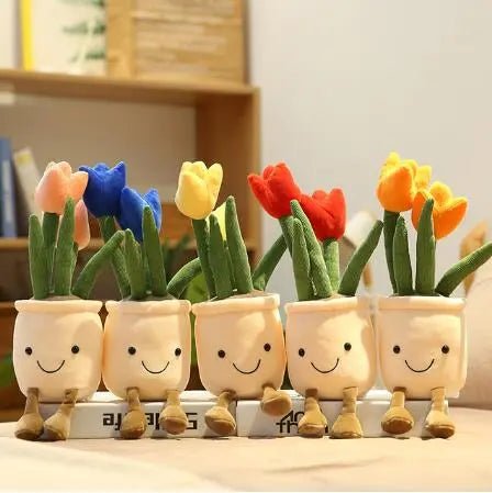 Tulip Succulent Plush Plant Toys - Soft Plush Toys - Scribble Snacks