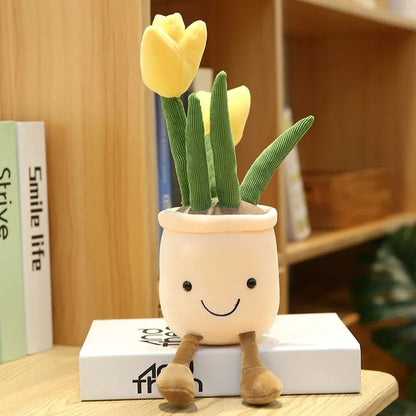 Tulip Succulent Plush Plant Toys - Soft Plush Toys - Scribble Snacks