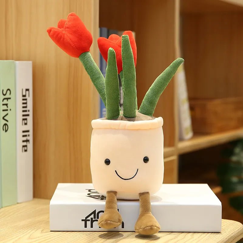 Tulip Succulent Plush Plant Toys - Soft Plush Toys - Scribble Snacks