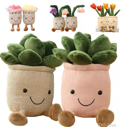 Tulip Succulent Plush Plant Toys - Soft Plush Toys - Scribble Snacks