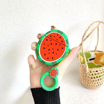 Watermelon Orange Pear Peach AirPods 1/2 Silicone Case - Airpods Cases - Scribble Snacks