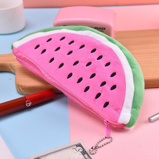 Watermelon Plush Pencil Case - Pencil Cases - Scribble Snacks