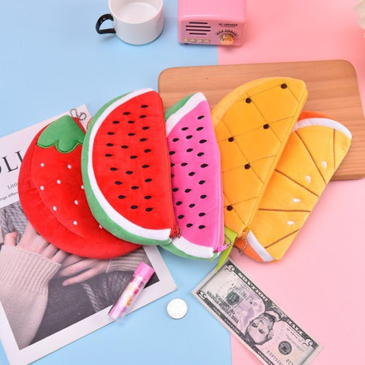 Watermelon Plush Pencil Case - Pencil Cases - Scribble Snacks