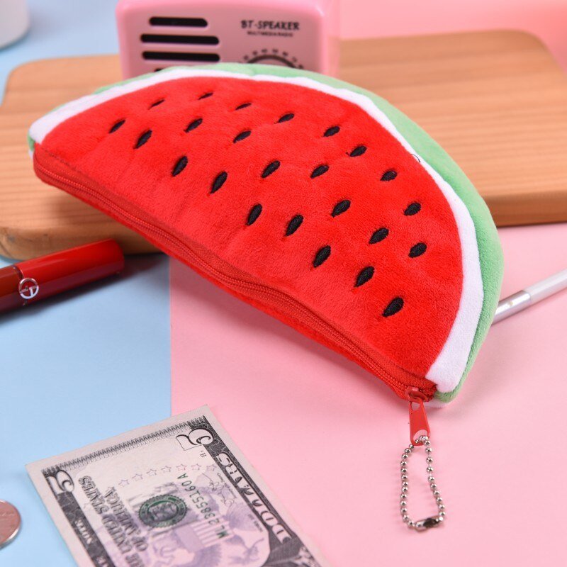 Watermelon Plush Pencil Case - Pencil Cases - Scribble Snacks