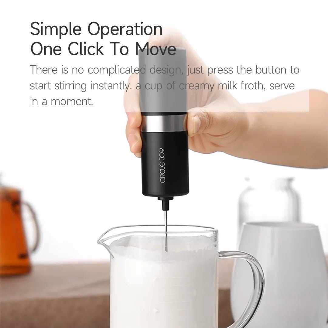 Whisked Delight Portable Milk Frother - Coffee Makers & Equipment - Scribble Snacks