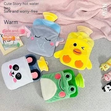 Winter Cocoa Animal Warm Water Bag - Hand Warmers & Hot Water Bottles - Scribble Snacks