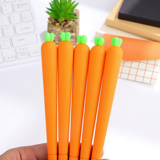 Write Your Diet - Lifelike Carrot Gel Pen - Pens/Pencils - Scribble Snacks