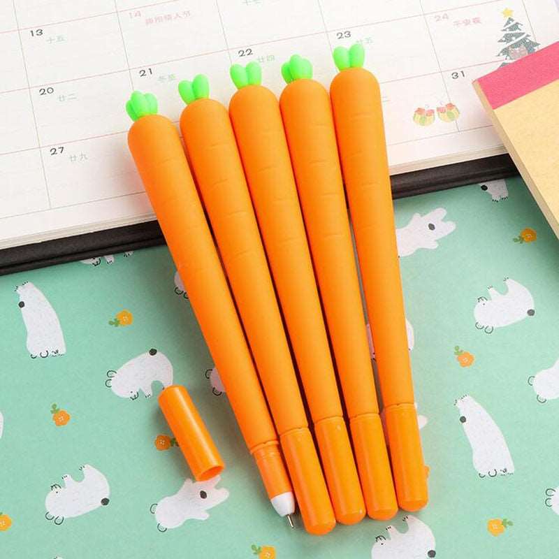 Write Your Diet - Lifelike Carrot Gel Pen - Pens/Pencils - Scribble Snacks