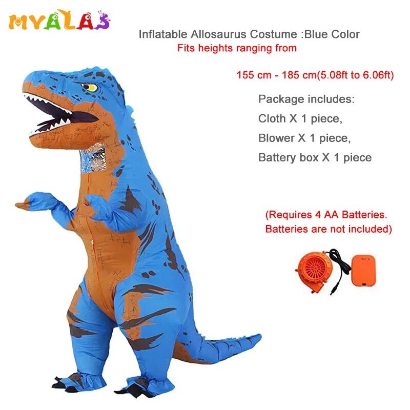 Zombie Dinosaur Inflatable Halloween Costumes - Inflatable Costume - Scribble Snacks