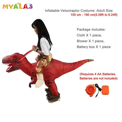 Zombie Dinosaur Inflatable Halloween Costumes - Inflatable Costume - Scribble Snacks
